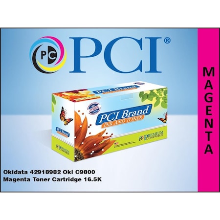 Pci Pci Okidata 42918982 Type C7 16.5K Magenta Toner Cartridge For 42918982-PCI